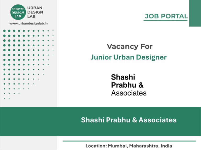 Shashi Prabhu and Associates Hiring Junior Urban Designer in Mumbai