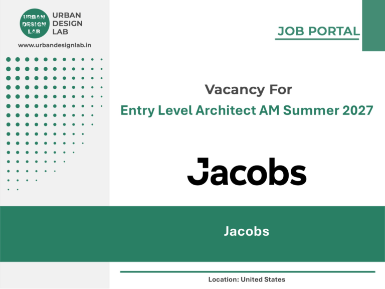 Jacobs Hiring Entry Level Architect AM Summer 2027