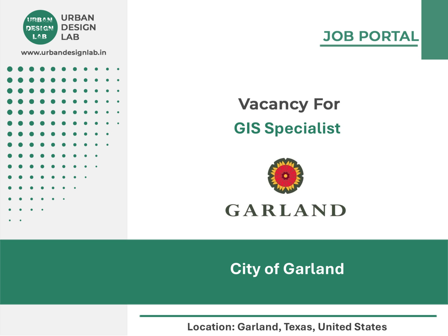 City of Garland Hiring GIS Specialist in Garland, Texas