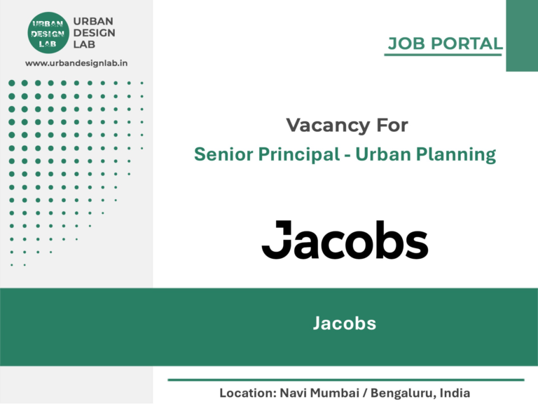 Jacobs Hiring Senior Principal - Urban Planning in Navi Mumbai / Bengaluru
