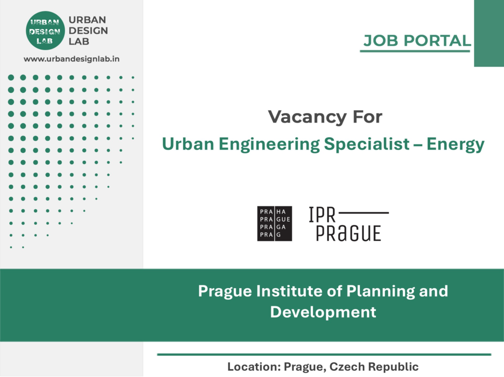 Prague Institute of Planning and Development Hiring Urban Engineering Specialist – Energy in Prague